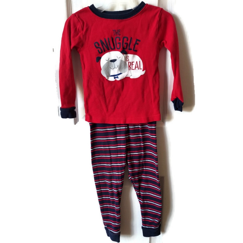 2 pairs of tight fitting pajamas for boys size- 3T